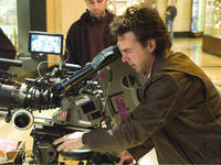 Director Shawn Levy prepares a shot on the set of "Night at the Museum."
